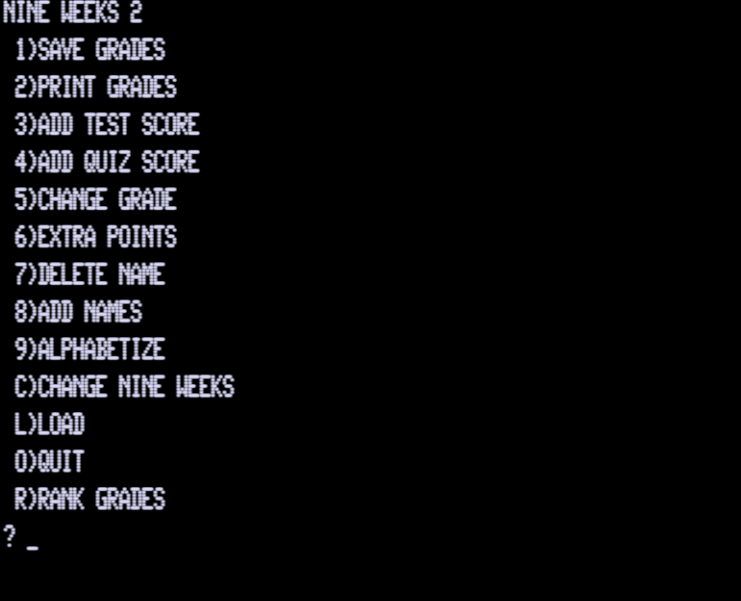 Screen shot